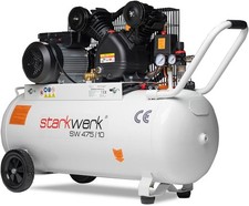 Starkwerk SW 475/10 Druckluft Kompressor Luftkompressor 230V 10Bar 100l Kessel