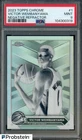 2023 Topps Chrome Negative Refractor #1 Victor Wembanyama Spurs RC Rookie PSA 9