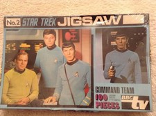 Vintage 1972 Pleasure Products Star Trek Jigsaw No. 2 The Command Team - SEALED