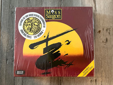 Miss Saigon - London Cast - 2 CD Set -  Sealed Lea Salonga w rare Tony sticker