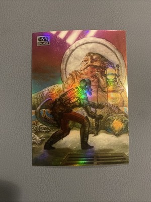 Topps Star Wars Chrome Galaxy 2024 Karte # 39 Knights.. Jabba The Hut- Refractor