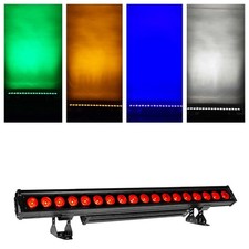 outdoor wash bar rgbwauv hex wall washer 18x18 led wash stage light pixel ip65