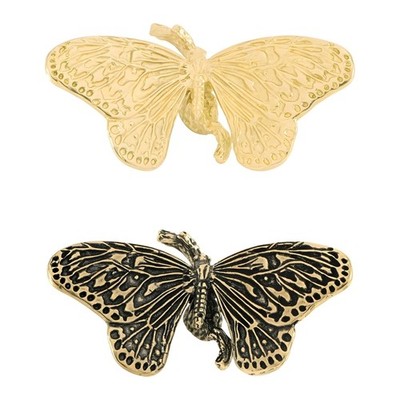 Artistic Metal Drawer Handles Featuring Delicate Butterfly Design for Home