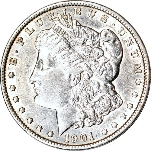 1901 $1 Morgan Silver Dollar XF(Cleaned) K19292