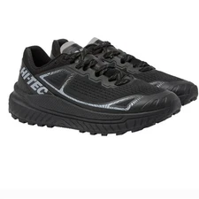 Hi Tec Men's Trail Shoes Black/Alloy Choose Size New With Box!