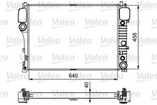 Motorkühler Wasserkühler VALEO 735299 Aluminium Kunststoffgehäuse für MERCEDES Motorkühler Wasserkühler VALEO 735299 Aluminium Kunststoffgehäuse für MERCEDES