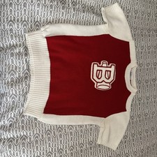 CHEERLEADER SUPPLY CO. x VINTAGE 60s short sleeve sweater  B  patch