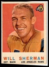 1959 Topps #127 Will Sherman