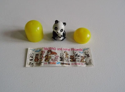 BPZ Tao Tao und seine Freunde mit Pandamutter und altem Ei  1984 Ü Ei Original - Bild 1 von 4
