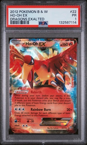 Ho-Oh-EX graded PSA 1 for sale on eBay