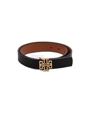 Tory Burch Herren Gürtel M schwarz 100% Leder eleganter Gürtel