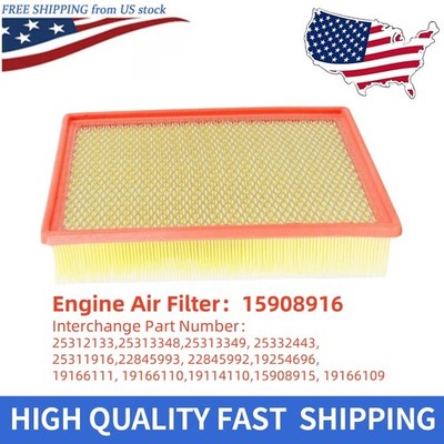 Engine Air Filter for Chevy Silverado Suburban GMC Sierra 1500 Yukon Cadillac OE