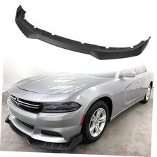 Front Lip Compatible with 2015-2023 Dodge Charger Matte Black