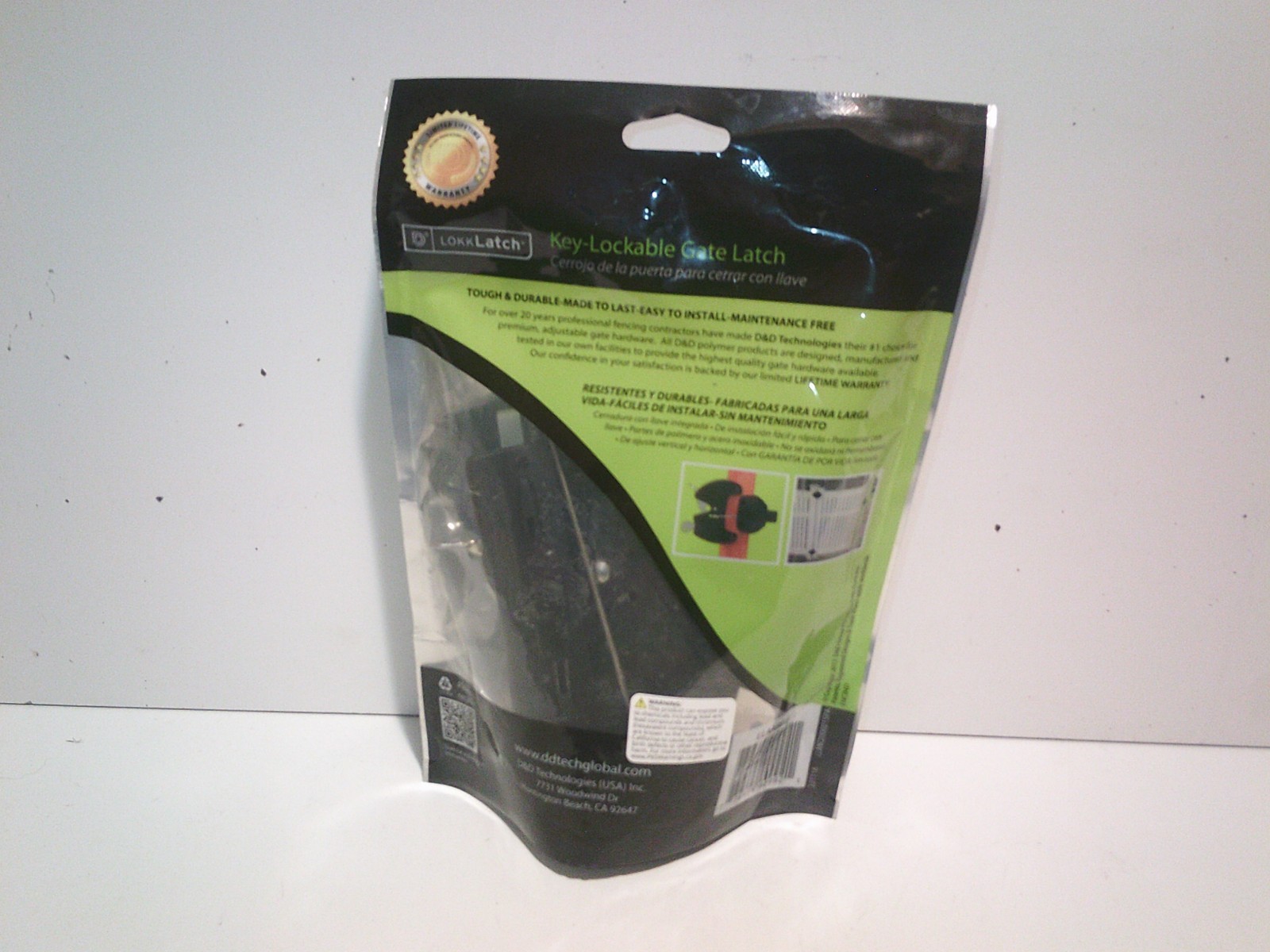 New D&D Gate Latch Lock & Unlock From Both Sides FREE SHIPPIING