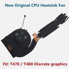 For Lenovo ThinkPad T470 T480 CPU Cooler Cooling Fan Heatsink 01YR202 01YR200