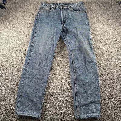 70505 4th usa製 90s Vintage Levis Jeans Mens 36x32 (Fits 34x31) Blue Acid Denim 505