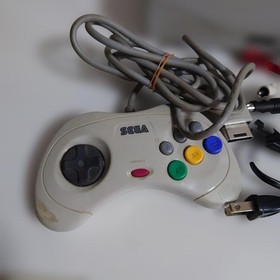 SEGA Saturn HST-0014 Console Set with Controller AV Cable Power Cord CD