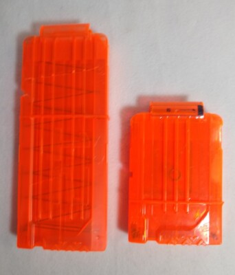 Nerf N-Strike Dart Gun Elite  Replacement Magazine Clips 12 & 6 Lot Of 2