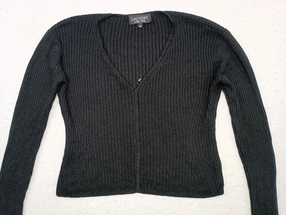 Laundry By Shelli Segal кардиган свитер женщин средний жакет толстовка черный - Изображение 2 из 4