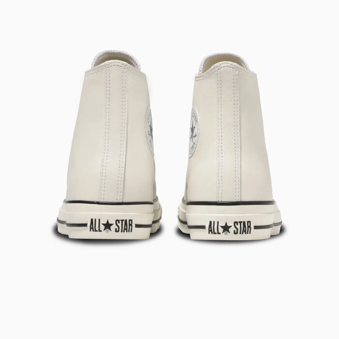 国内配送 CONVERSE LEATHER ALL STAR (R) HI WHITE JAPAN LIMITED CONVERSE LEATHER ALL STAR R HI WHITE BLACK | eBay