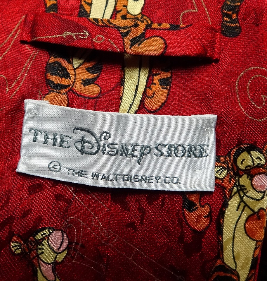 Disney Novelty Tigger Fun Cartoon Designer Special Ties Men Dress Neck
