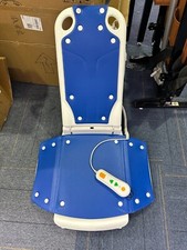 Electric Chair Lift, Elderly Lift Assist, Adjustable Height, Blue, 300 lbs