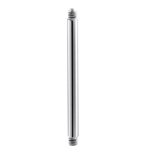 3 Piece Replacement Straight Bar 14g Belly Ear Lip Eyebrow Piercing Jewellery - Picture 3 of 6