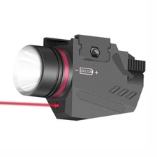 Tactical Red Laser LED Flashlight Red Dot Sight For Pistol Picatinny Rail