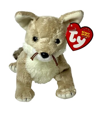 TY Beanie Babies 2003 “Slick” Woodland Creature Fox, Bushy Tail