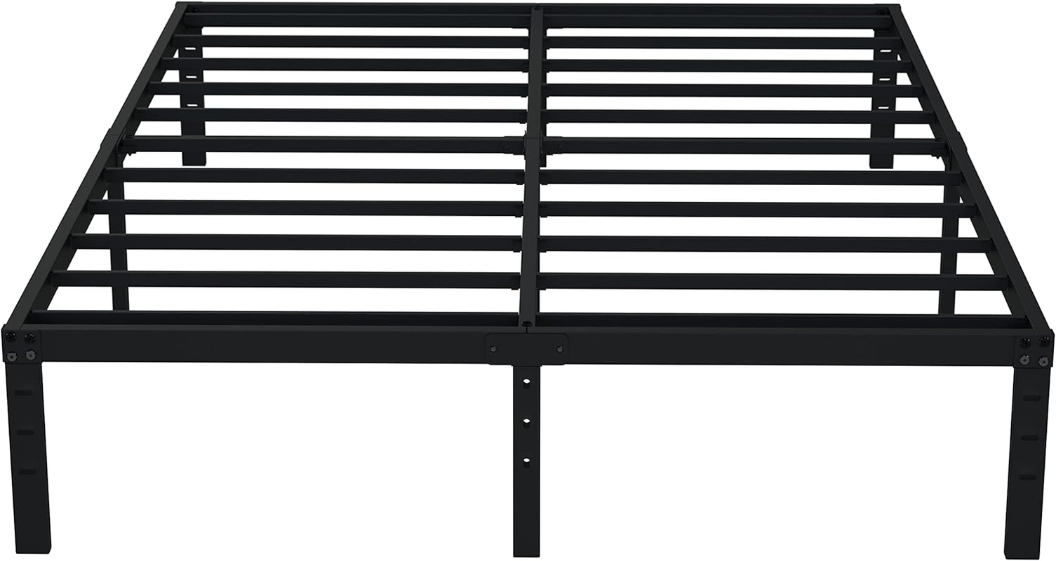 Queen Bed Frame 14 Inch Heavy Duty Metal Platform No Box Spring Needed-image