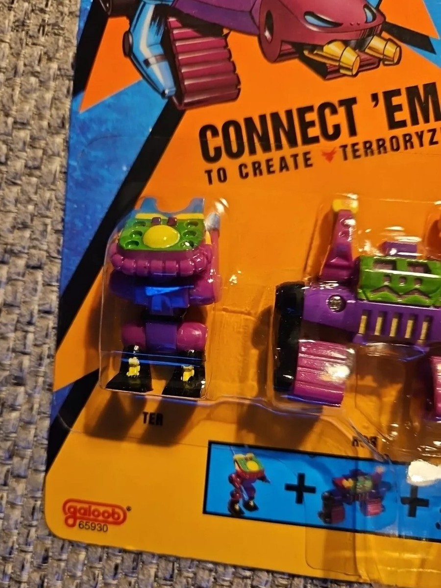 Vintage 1994 Galoob Micro Machines Z-Bots Zbots Linkbots Terroryz