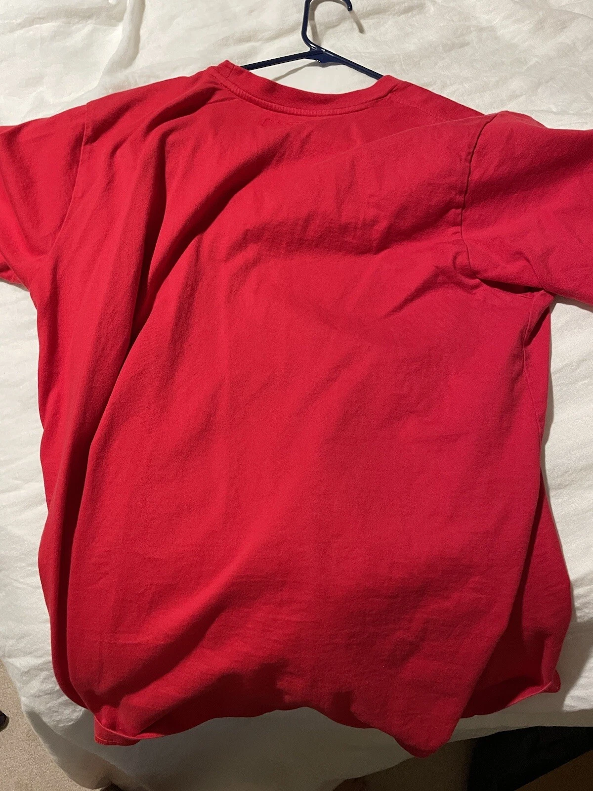 Chemise Supreme rouge logo manches New York