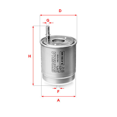 SOFIMA S4160NR Kraftstofffilter für KIA
