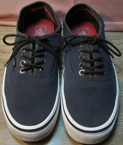 VANS MEN'S NAVY BLUE SKATEBOARD SHOES 