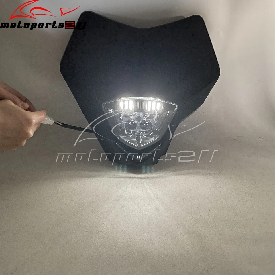 Motocross LED Headlight Accessories For Gas Gas EC EX MC 250 300 250F 350F 450F - Image 4 of 4