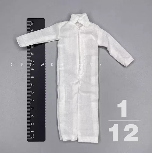 1/12 Scale Overalls Jumpsuit Clothes Model for 6'' Male Nota Action Figure - Picture 21 of 22