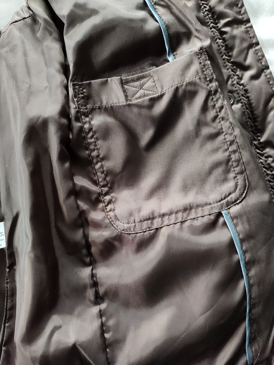 GAP Ladies Full Zip/Snap Puffer Size Brown Colored