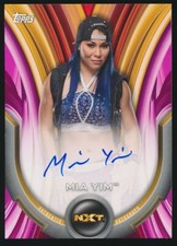 MIA YIM 2020 Topps WWE Women's Division PINK ON CARD AUTO 57/150
