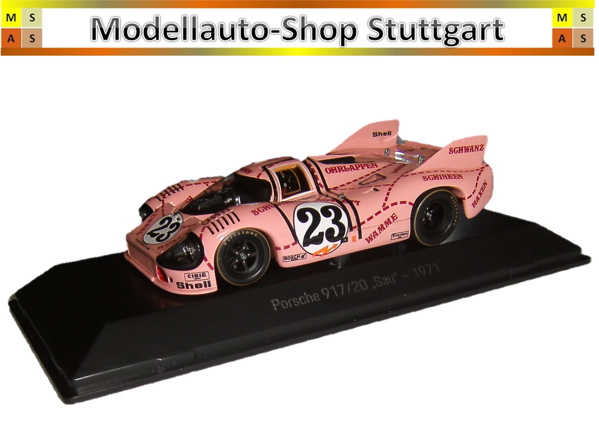 Miniature Solido 1/43 - Porsche 917 K Le Mans 1971 N°19, Décalques à Poser