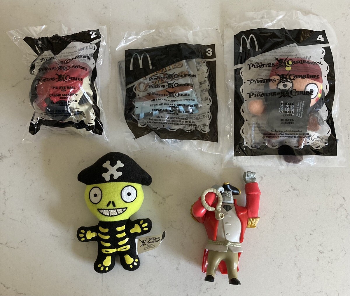 2006 Pirates Of The Caribbean McDonalds Happy Meal Set Of 5 | eBay