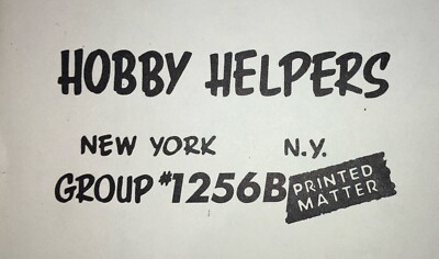 Hobby Helpers Plan 1256B - Lockheed Lightning P-38 - Copyright 1956
