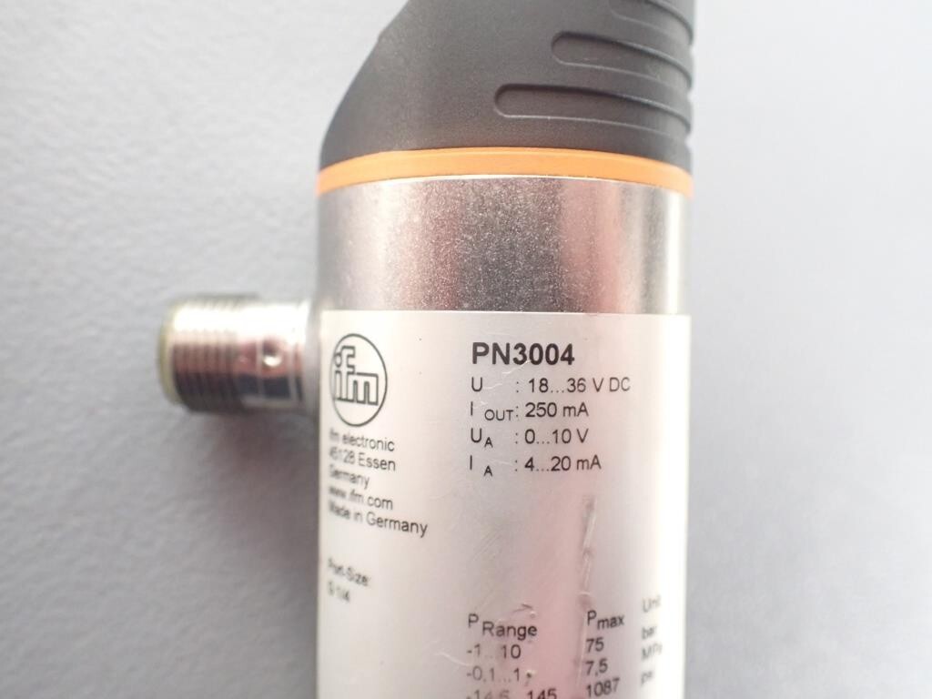 PN3004 ifm Electronic PN010RBR14MFPKG/US V/Pressure Sensor Used