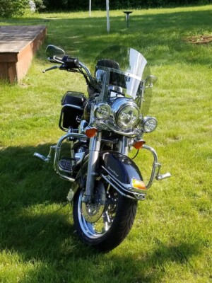 Harley Davidson Road King windshield light tinted shorty 14.25'' Lexan polycarb