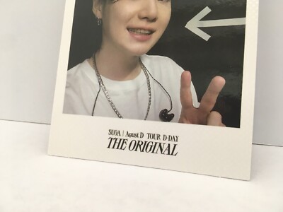 NEW BTS SUGA Agust D D-Day Tour The Original Polaroid Photo