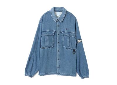 Nike x Drake NOCTA Opal Lily Pad Denim Shirt Blue XS-XXL Japan