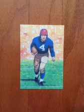 Alphonse Leemans Giants unsigned Goal Line Art Card