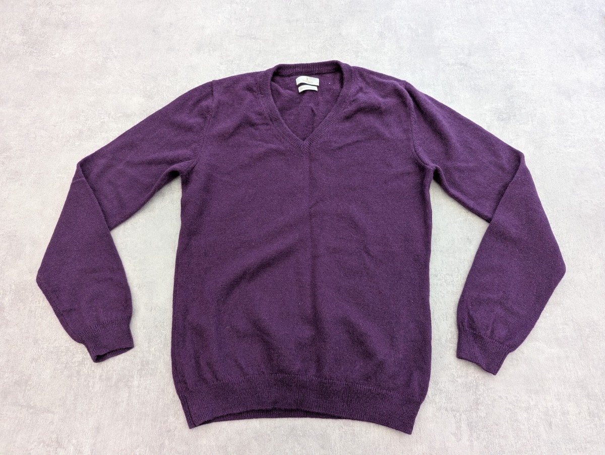Zip Sweater Munrospun Jumpers Munrospun Jumper Womens Small Purple