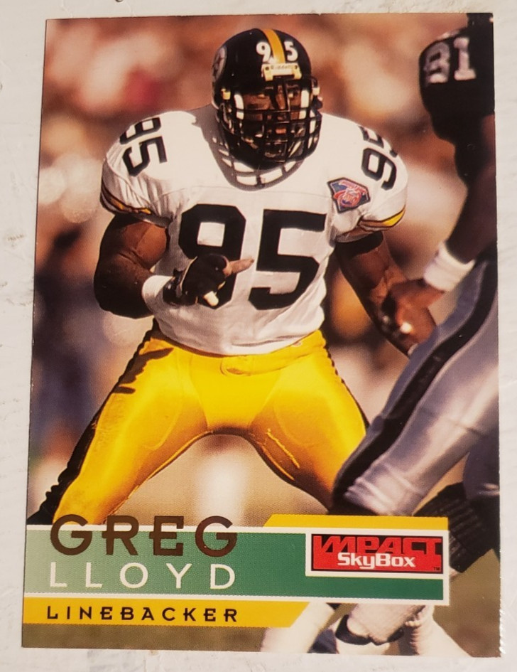 1995 Skybox Impact #115 Greg Lloyd LB Pittsburgh Steelers    **40% OFF 2+ Cards