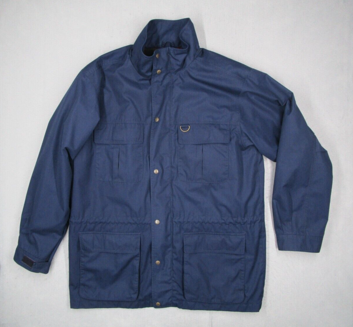 Vintage LL Bean Jacket Mens Extra Large Blue Wool Lined Mountain