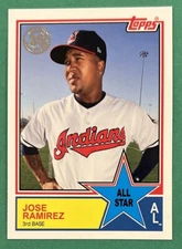 2018 Topps Series 2 Jose Ramirez 1983 All Star #83AS-28 Indians